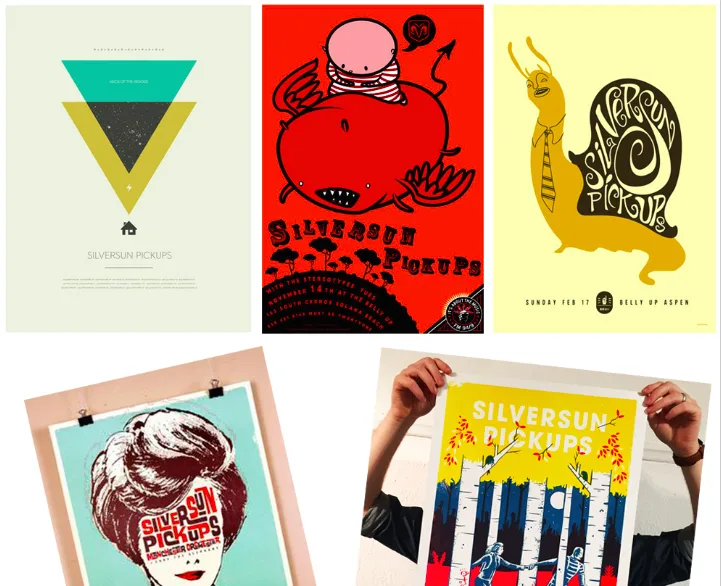 DESIGN A SILVERSUN PICKUPS TOUR POSTER