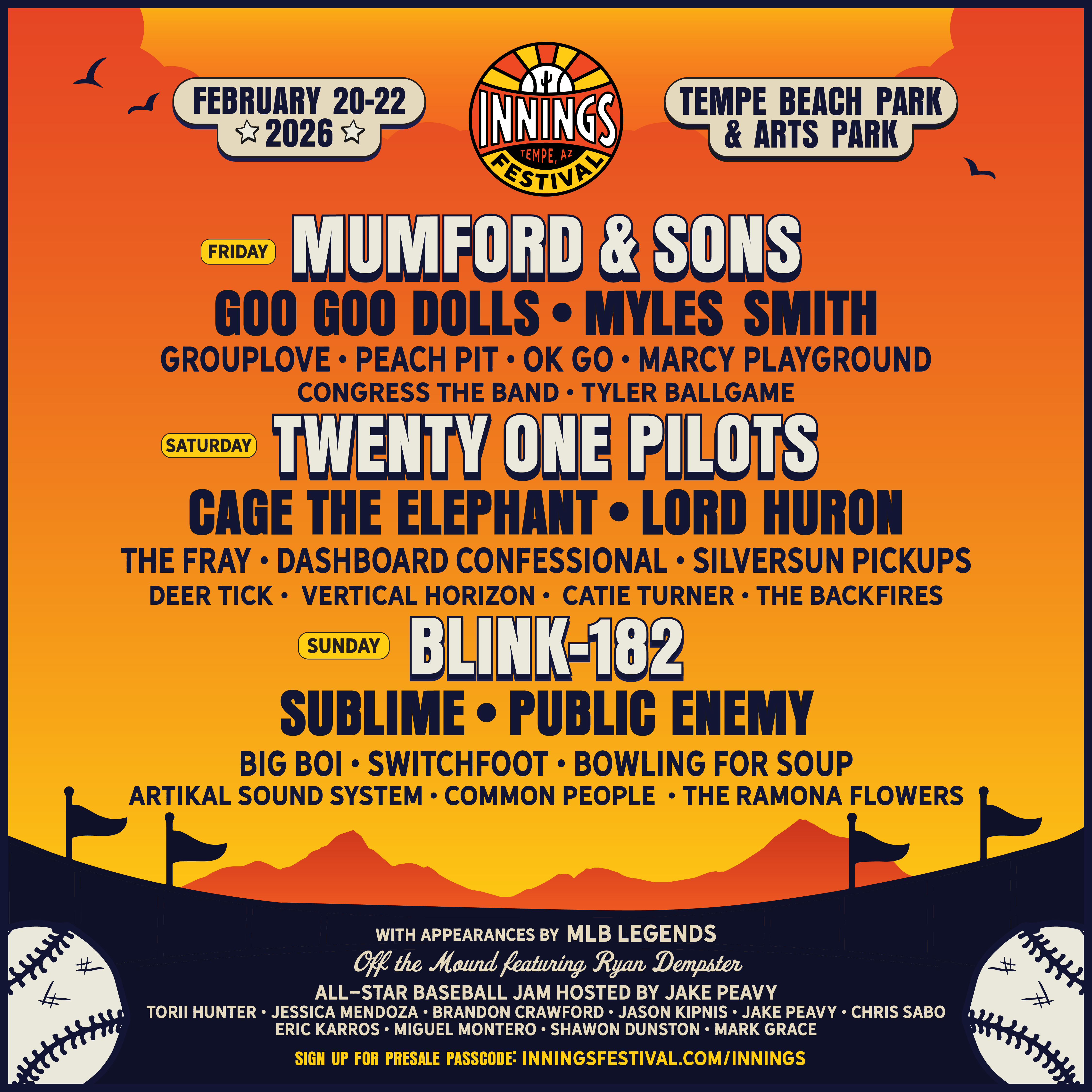 NEW SHOW: Innings Festival | Feb 21